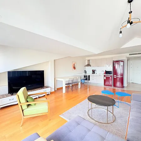 Lovely Penthouse, Sea View&terrace In Taksim Κωνσταντινούπολη